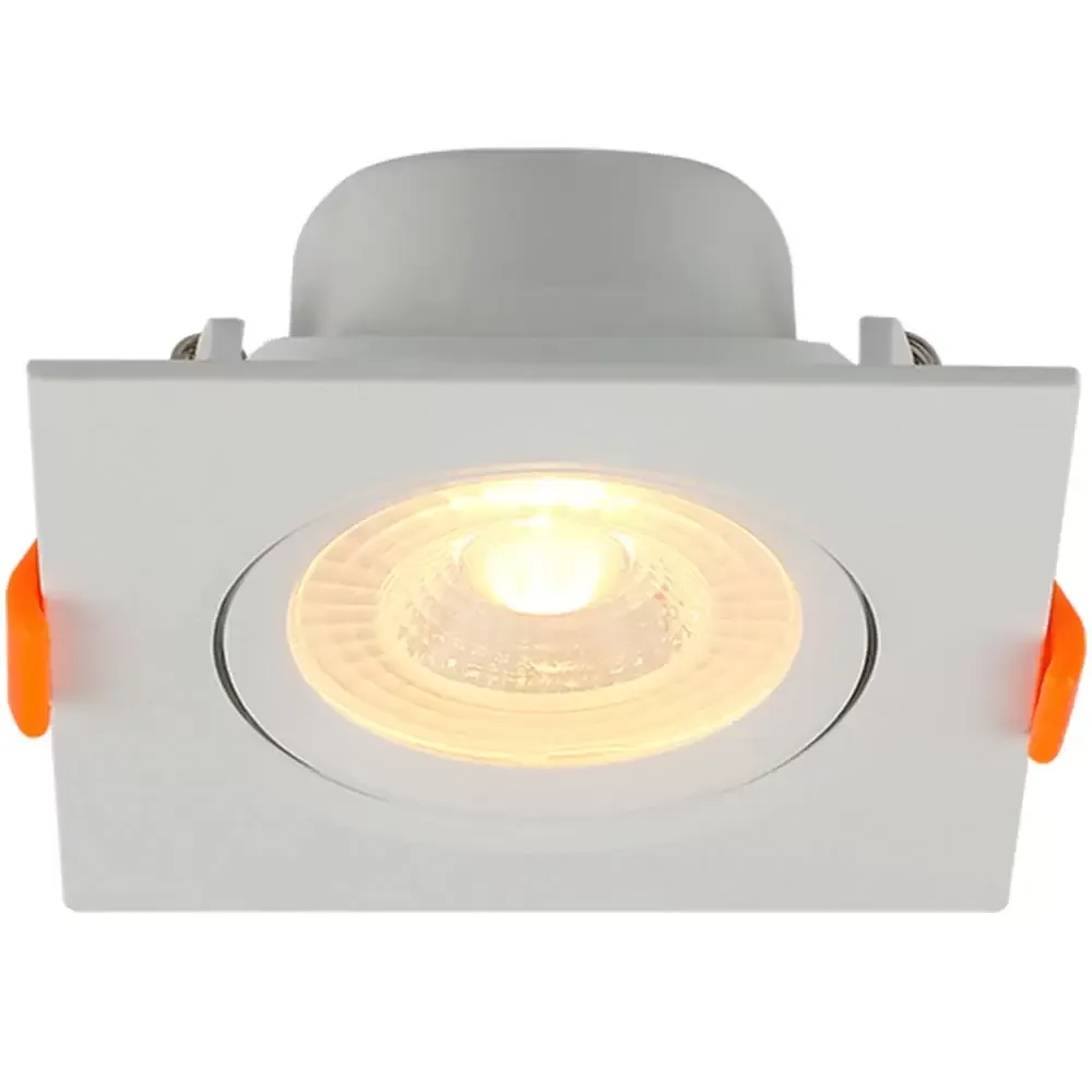 Spot Led 9W Embutido Quadrado branco Imagem