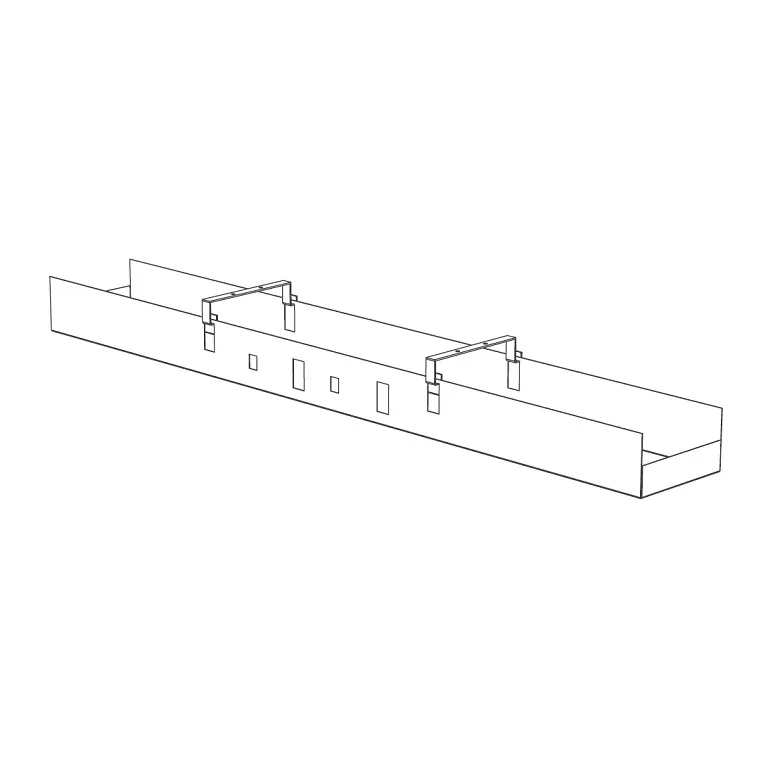 Calha Berço para Passagem de Fios em Plataformas Simples Nóbile Imagem