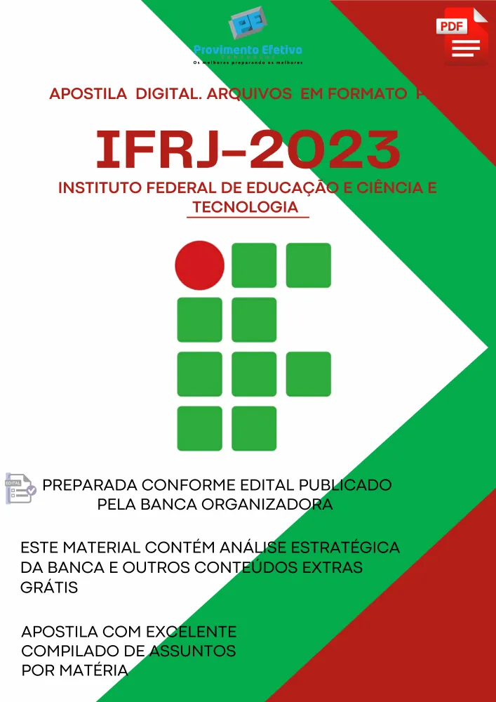 Apostila IFRJ Bibliotecário 2023 Imagem