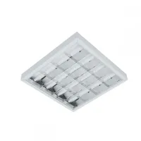 Luminaria Sobrepor Com aleta cromada Louver 4X16/20W