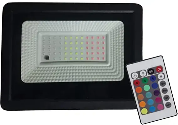 Refletor de Led smd 100w Bivolt rgb colorido