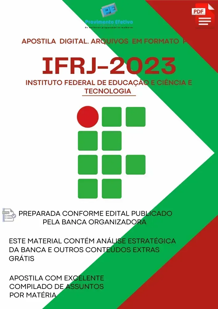Apostila IFRJ Técnico de Laboratório Química 2023