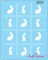 ST92 Stencil  Coelhos