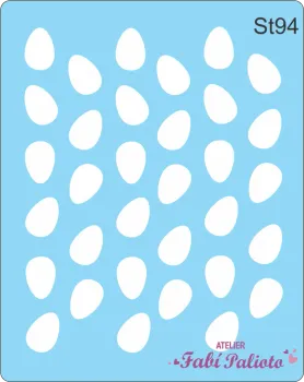 ST94 Stencil   Mini Ovinhos