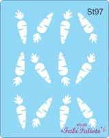 ST97 Stencil  Mini cenouras