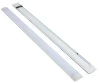 Luminária Tubular Sobrepor Led Slim 18w Branco Frio 60cm - Foto 3