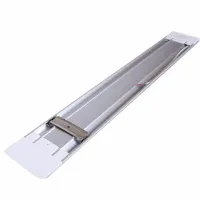 Luminária Tubular Sobrepor Led Slim 20w Branco Frio 60cm - Foto 2