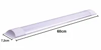 Luminária Tubular Sobrepor Led Slim 18w Branco Frio 60cm - Foto 4