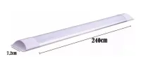 Luminaria Tubular Sobrepor Led Slim 80w Branco Frio 240cm - Foto 4
