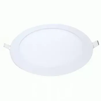Luminaria painel Led Embutir Redonda 6W Slim  