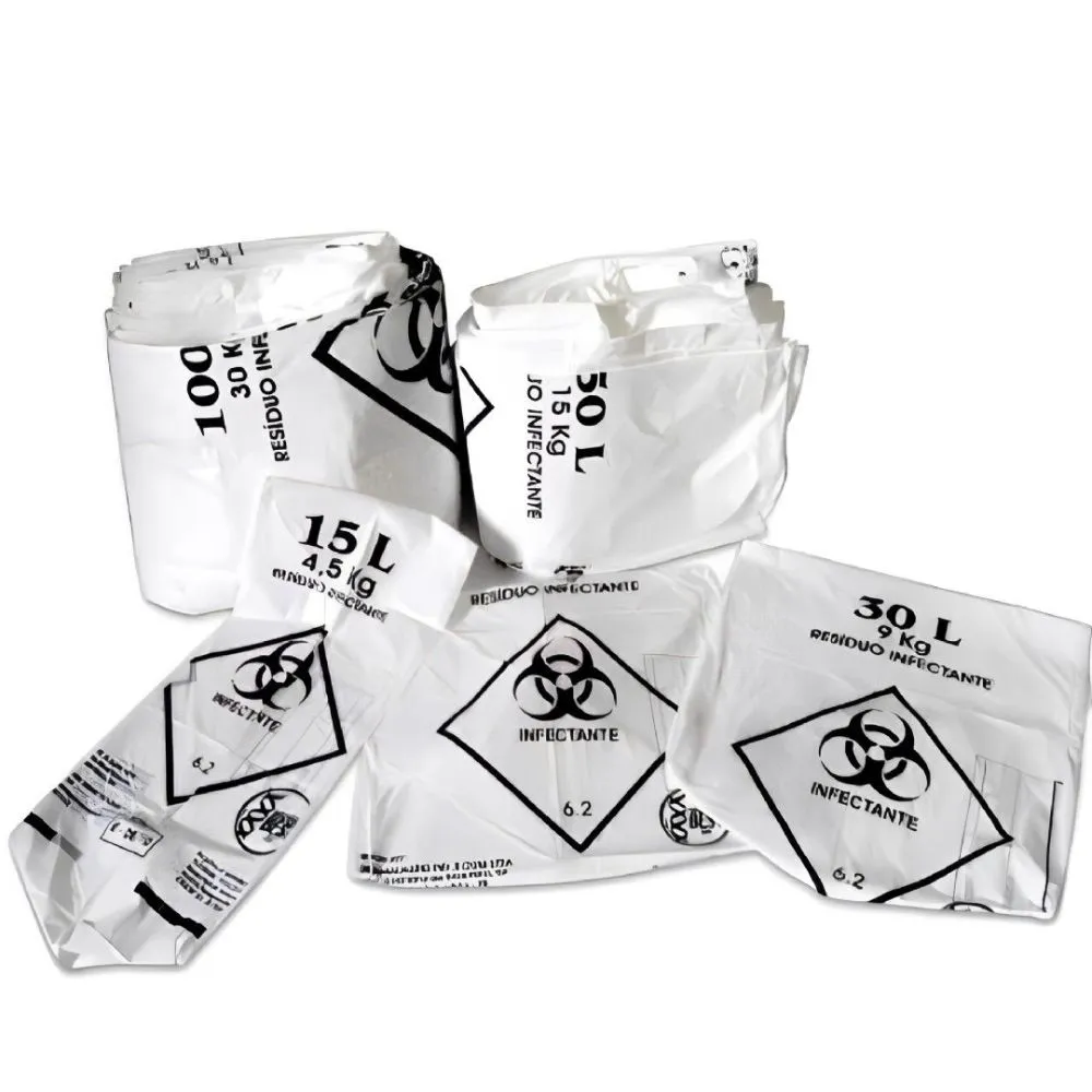 Saco de Lixo Hospitalar Branco RAVA