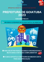 Apostila Prefeitura Goiatuba Assistente Social 2023