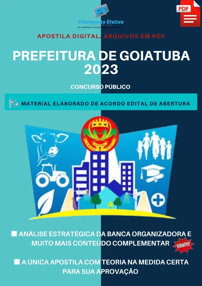 Apostila Prefeitura Goiatuba Enfermeiro 2023 Imagem