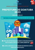 Apostila Prefeitura Goiatuba Farmacêutico 2023
