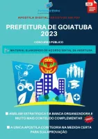 Apostila Prefeitura Goiatuba Agente Comunitário 2023