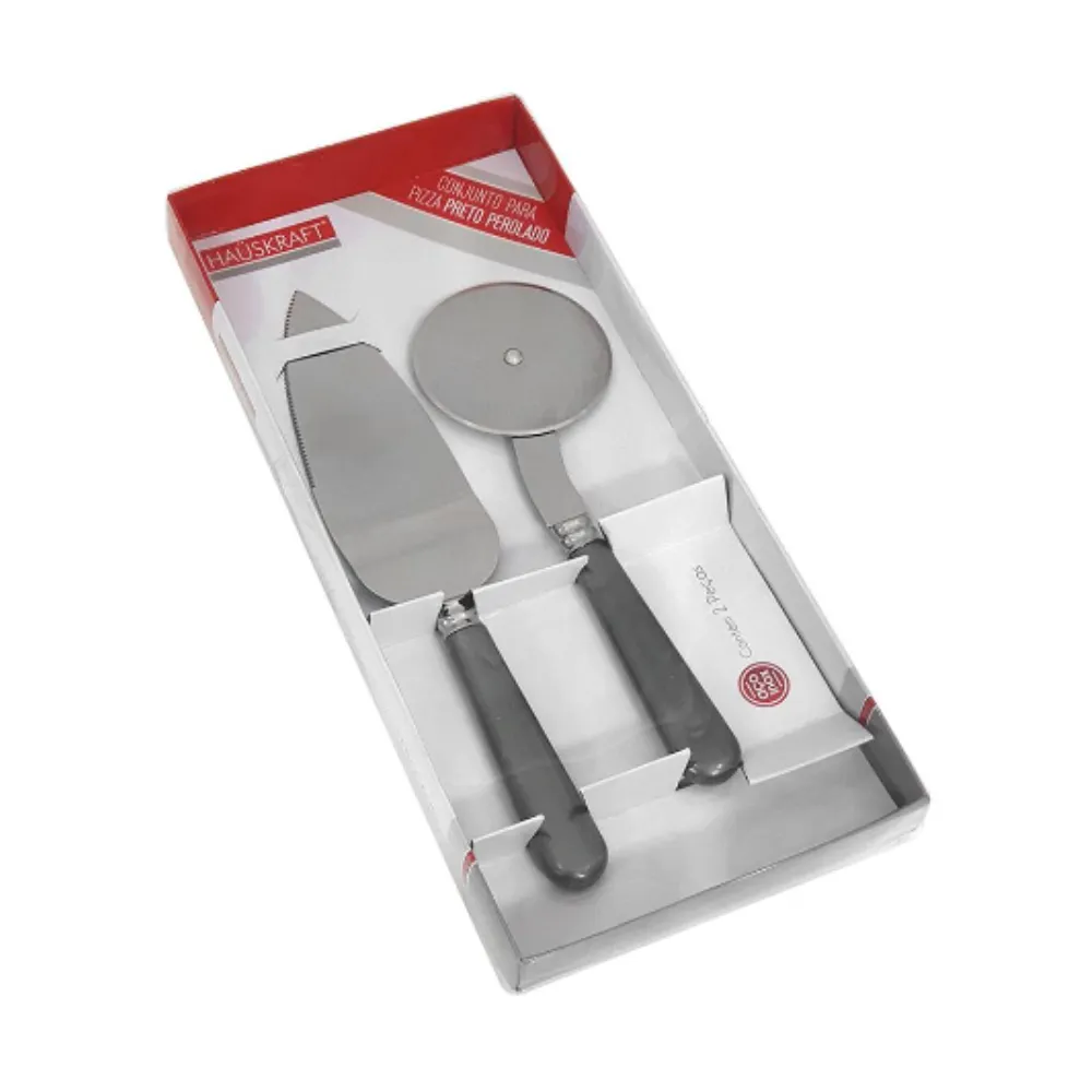 Conjunto Cortador De Pizza 2 pçs Imagem