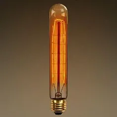 Lampada Filamento Led Retro Thomas Edson Vintage Antique 6W T30 2200K Bivolt palito Imagem