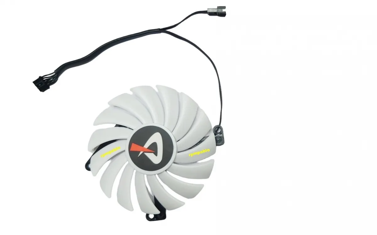 Cooler Fan Para Placa De Vídeo Soyo Rtx 2060 4 Pinos Macho + 4 Pinos Femea Imagem