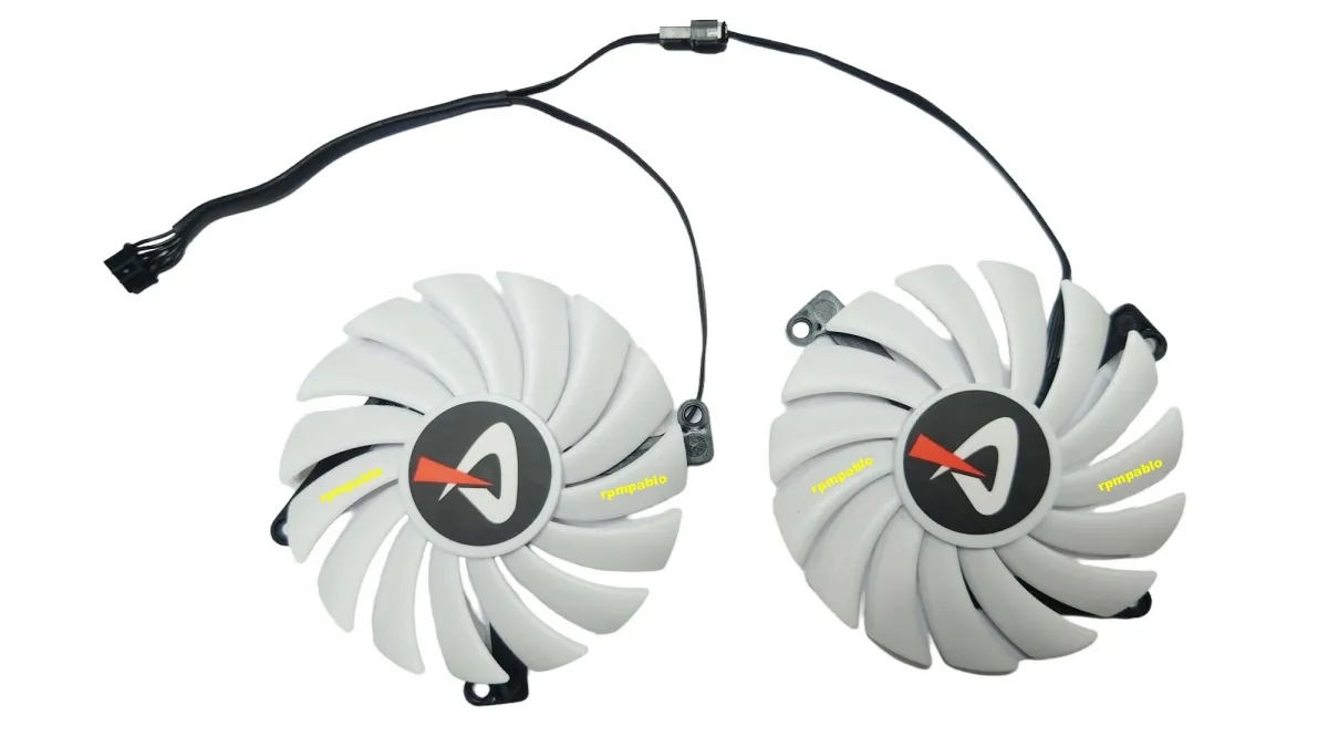 Dual Cooler Fan Para Placa De Vídeo Soyo Rtx 2060 Imagem