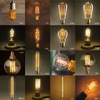 Lampada Filamento Carbono Retro Thomas Edson Vintage Antique R45 40W 2600k - Foto 3