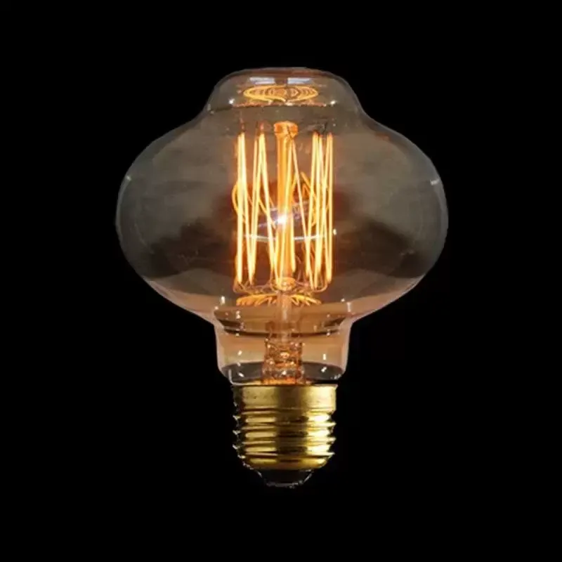 Lampada Filamento Carbono Retro Thomas Edson Vintage Antique R45 40W 2600k