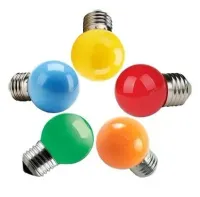 Lampada led Bulbo Bolinha de 1w A45 Branco fria 6000k - Foto 8