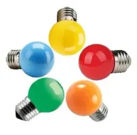 Lampada led Bulbo Bolinha de 1w A45 verde - Foto 8