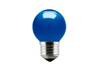 de Lampada led Bulbo Bolinha de 1w A45 azul