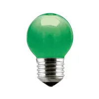 Lampada led Bulbo Bolinha de 1w A45 verde
