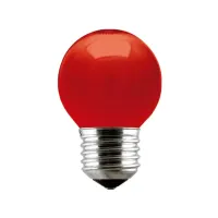 Lampada led Bulbo Bolinha de 1w A45 vermelho
