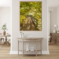 Quadro Travessia Verde Canvas - Foto 2