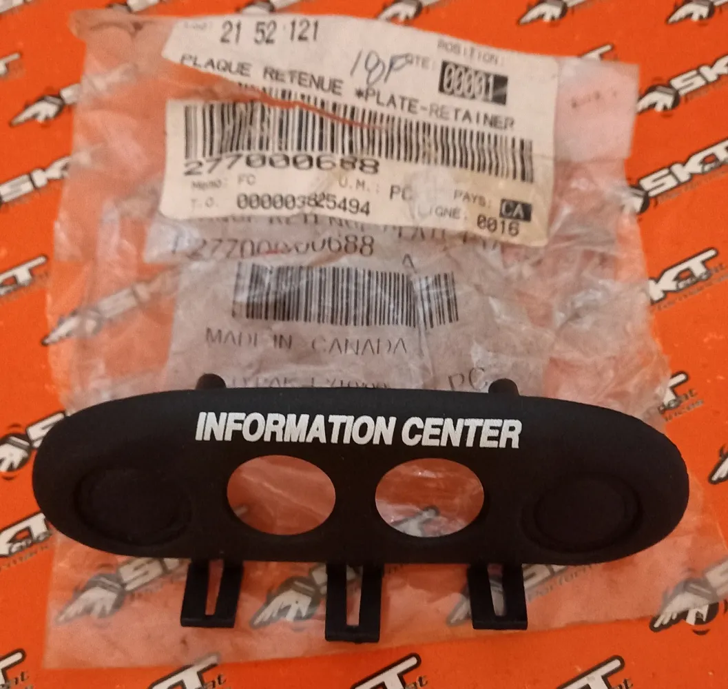 Plaqueta Acabamento Guidão Botões Luzes Information Center Jetski BRP Seadoo GSX 1997 OEM 277000688