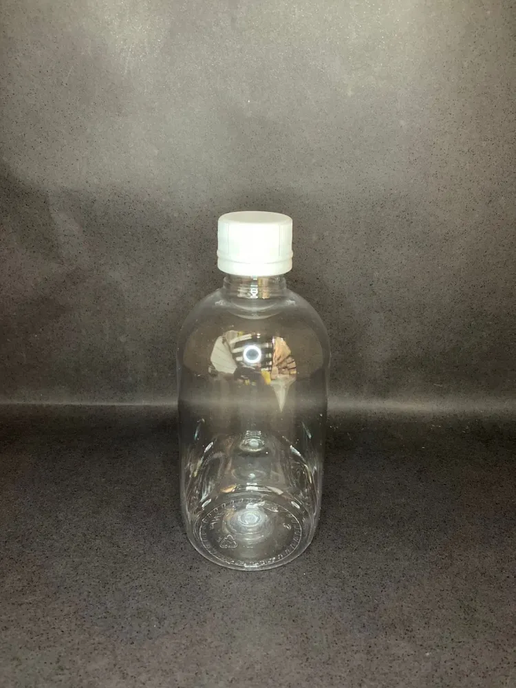 Frasco Farma 250ml c / Tampa Plástica  Lacre  Imagem