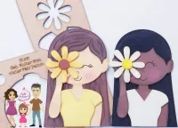 G1.261 Gabarito de Moldes em MDF Mulher 15cm