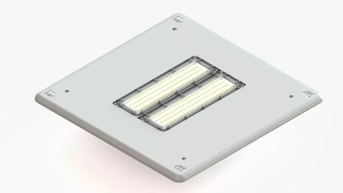 LUMINARIA LED POSTO DE GASOLINA EMBUTIR 100W