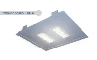 LUMINARIA LED POSTO DE GASOLINA EMBUTIR 100W - Foto 2