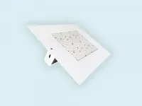 LUMINARIA ULTRA LED POWER POSTO DE GASOLINA EMBUTIR 50W - Foto 3