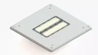 LUMINARIA ULTRA LED POWER POSTO DE GASOLINA EMBUTIR 100W - Foto 2