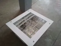 LUMINARIA POSTO DE GASOLINA EMBUTIR 400w lampada metalica