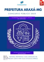 Apostila Araxá MG 2023 Prefeitura