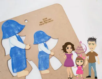 G1.263  Gabarito de Moldes  em MDF Camponês 1