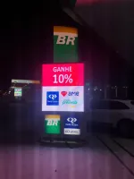 Painel de led Outdoor Led P6 192x192 (2X2) PARA POSTO DE COMBUSTIVEL e afins