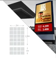 Painel de led Outdoor Led P6 288X96 (3X1) PARA POSTO DE COMBUSTIVEL e afins - Foto 19