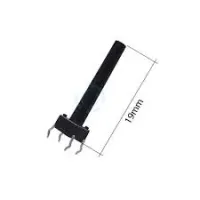 CHAVE TACTIL 6X6X19MM 
