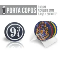 JOGO DE 6 PORTA COPOS EM ACRÍLICO - Foto 2