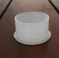 Batoque TTs NATURAL c/ Base EXTRA GRANDE - 200 Unid. - Foto 2