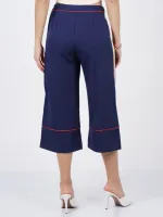 calça midi feminino com listrado ao lado - Foto 2