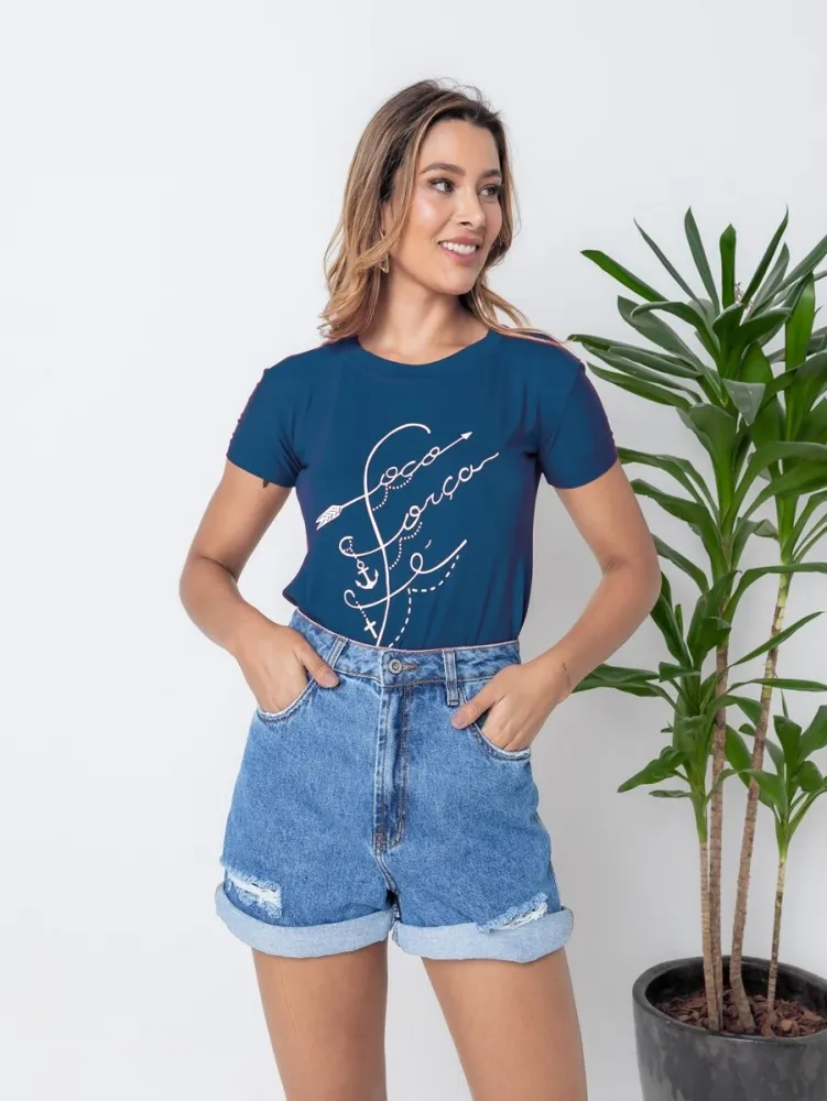 Blusa T-Shirt Desenho: foco