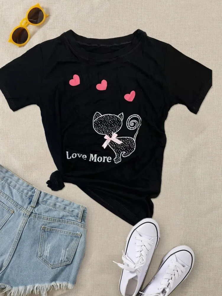 camiseta T shirt visclycra feminina de manga curta Imagem
