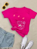 camiseta T shirt visclycra feminina de manga curta - Foto 2